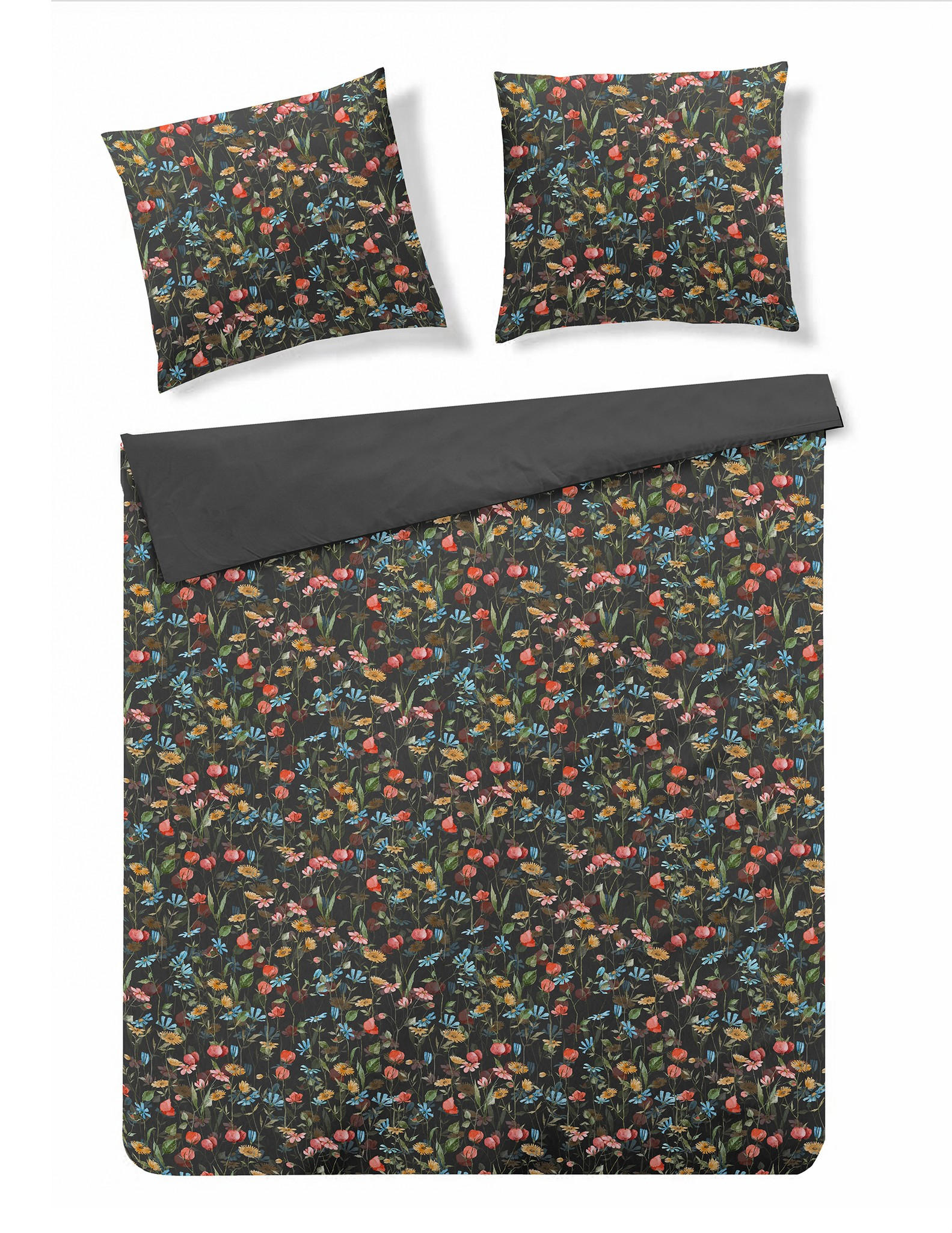 BETTWÄSCHE Rameriss - Schwarz, Textil (200/220cm) - home&you