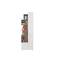 BÜCHERREGAL GALIA 60x40x190 cm, Regal Taupe - Weiß, Holzwerkstoff (60/190/40cm) - MASSENO