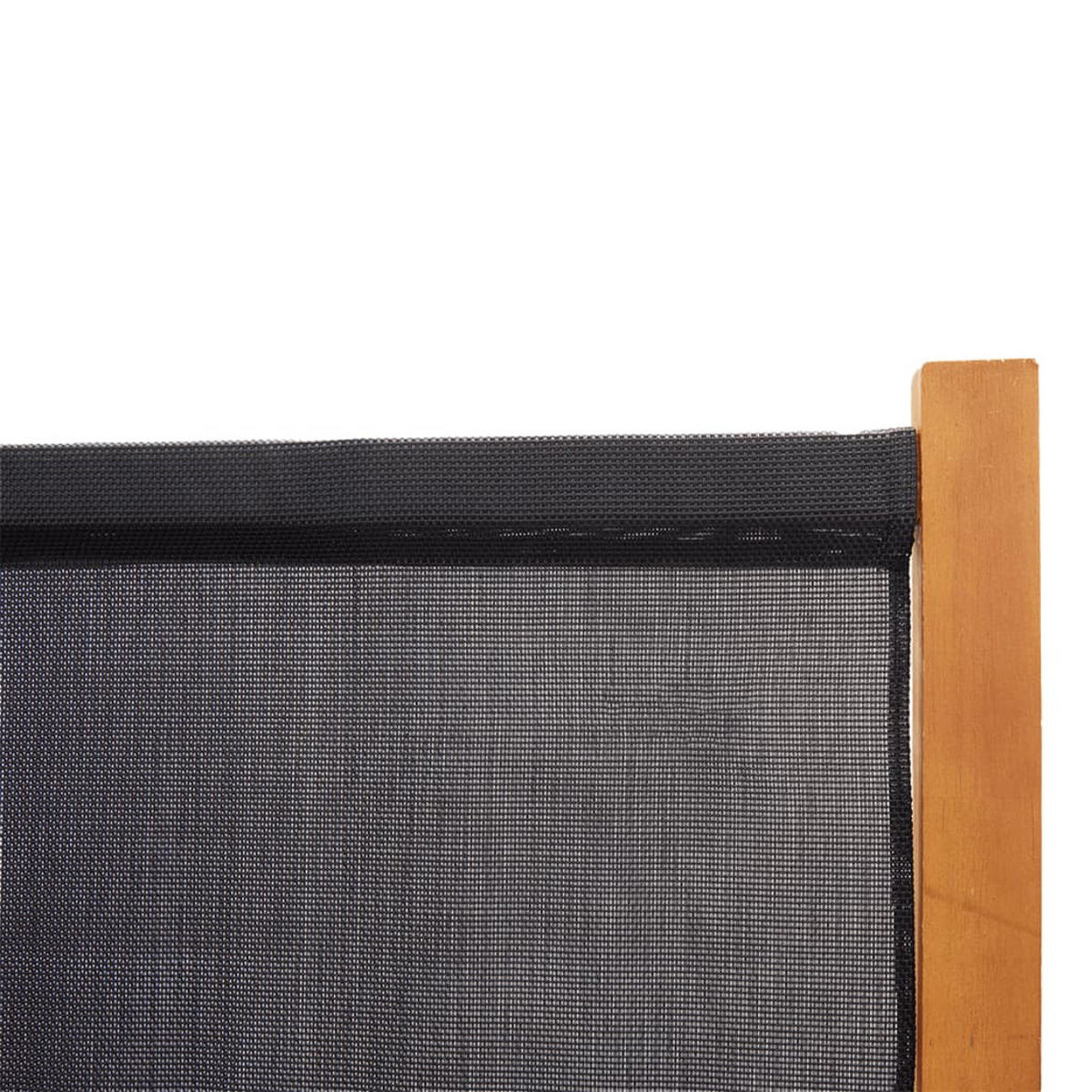 PARAVENT 4-TLG. SCHWARZ 280X180 CM - Schwarz, Holz (280/180/1cm) - vidaXL