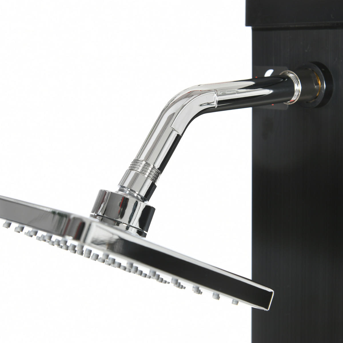 SOLARDUSCHE, Schwarz, ABS, kunststoff, Zinklegierung - Schwarz, Kunststoff (20/217/20cm) - Outsunny