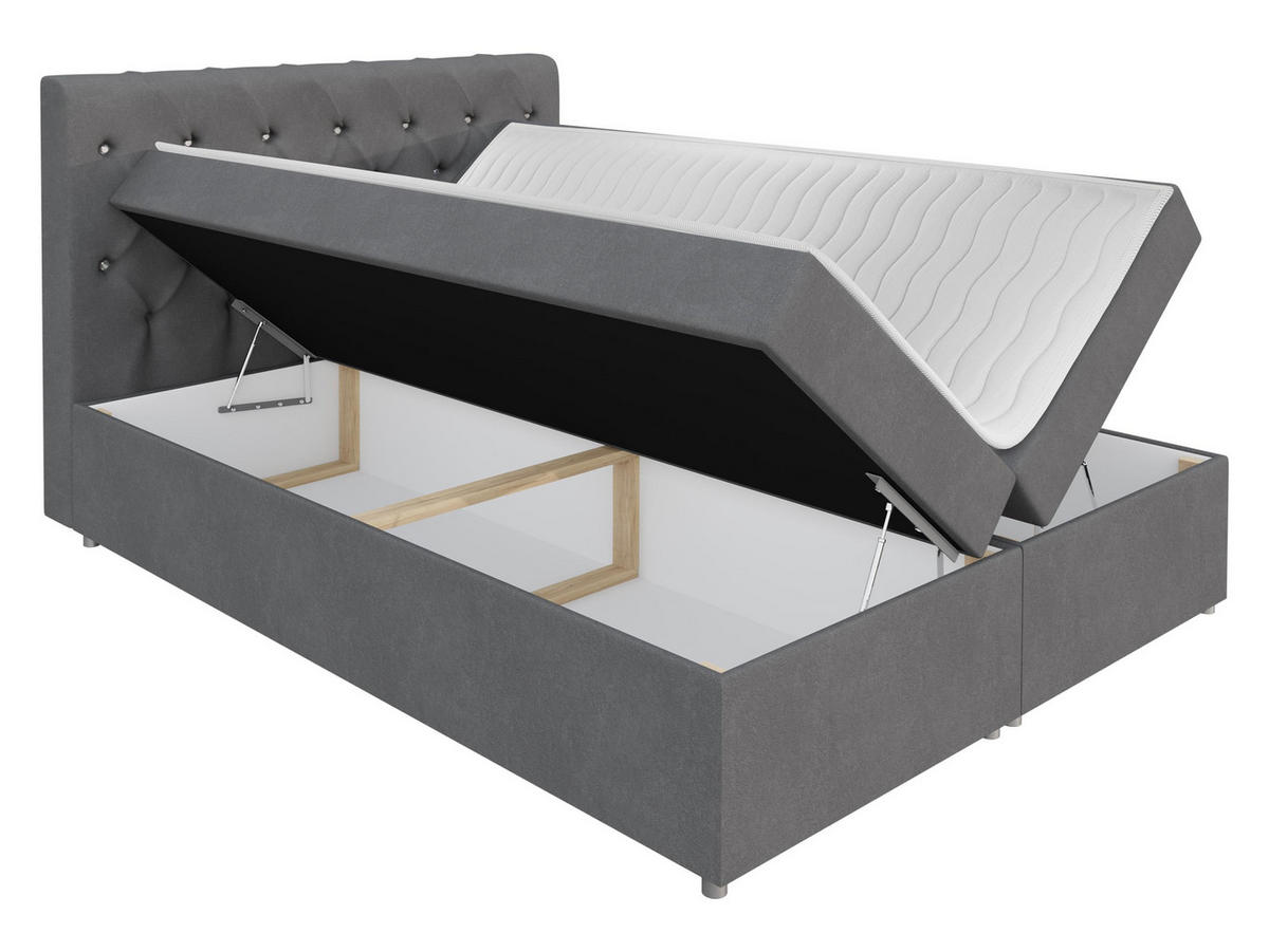 BOXBETT Roma - Creme, Holz (160/200cm) - MIRJAN24