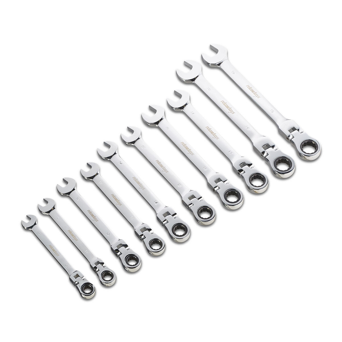 SCHRAUBENSCHLÜSSEL - Multicolor, Textil/Metall (1/43/29cm) - Relaxdays