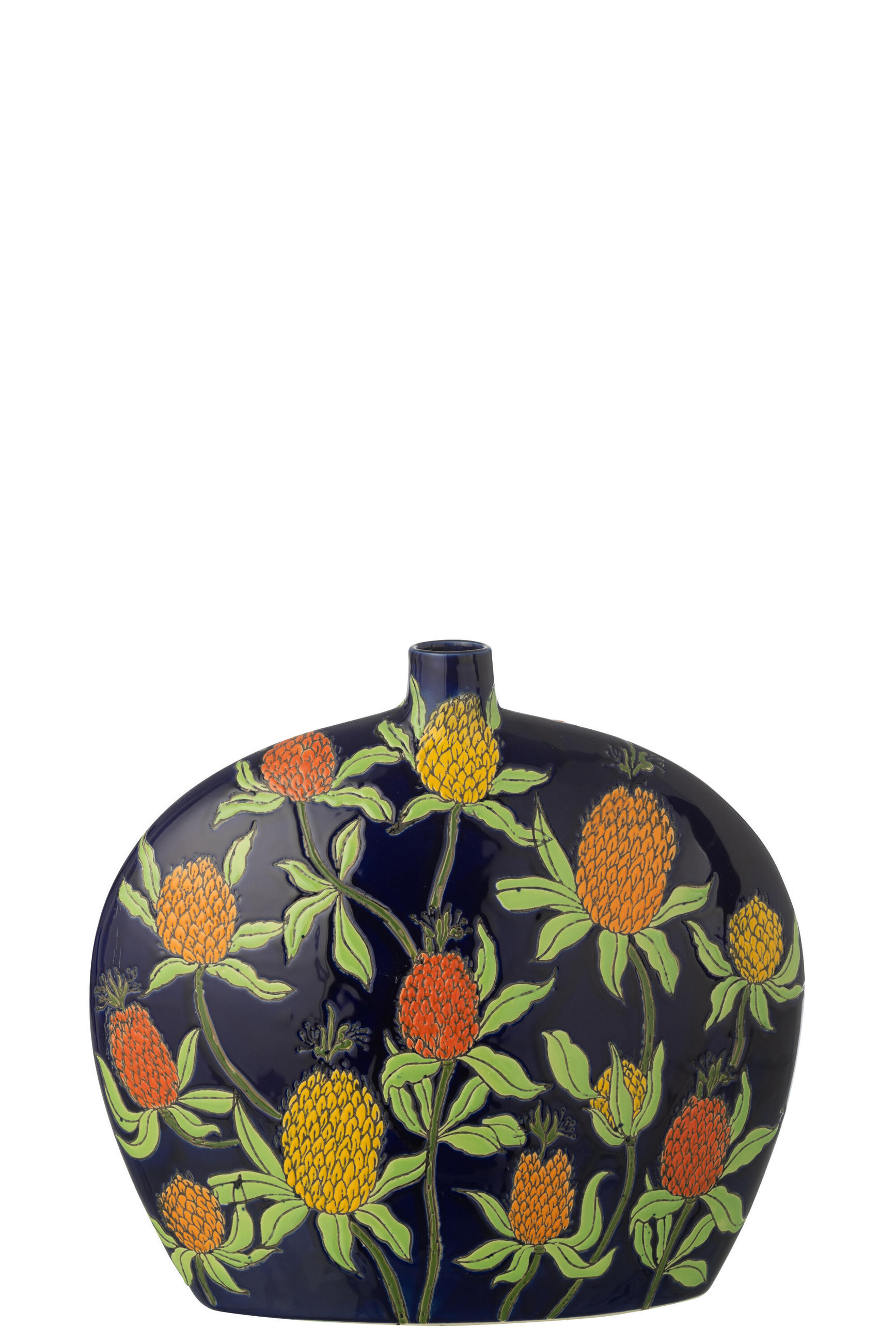 VASE ANANAS Multi - Multicolor, Keramik (30cm) - J-Line