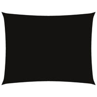SONNENSEGEL Oxford-Gewebe Rechteckig 4x5 m Schwarz - Schwarz, Textil (500/400cm) - furnicato