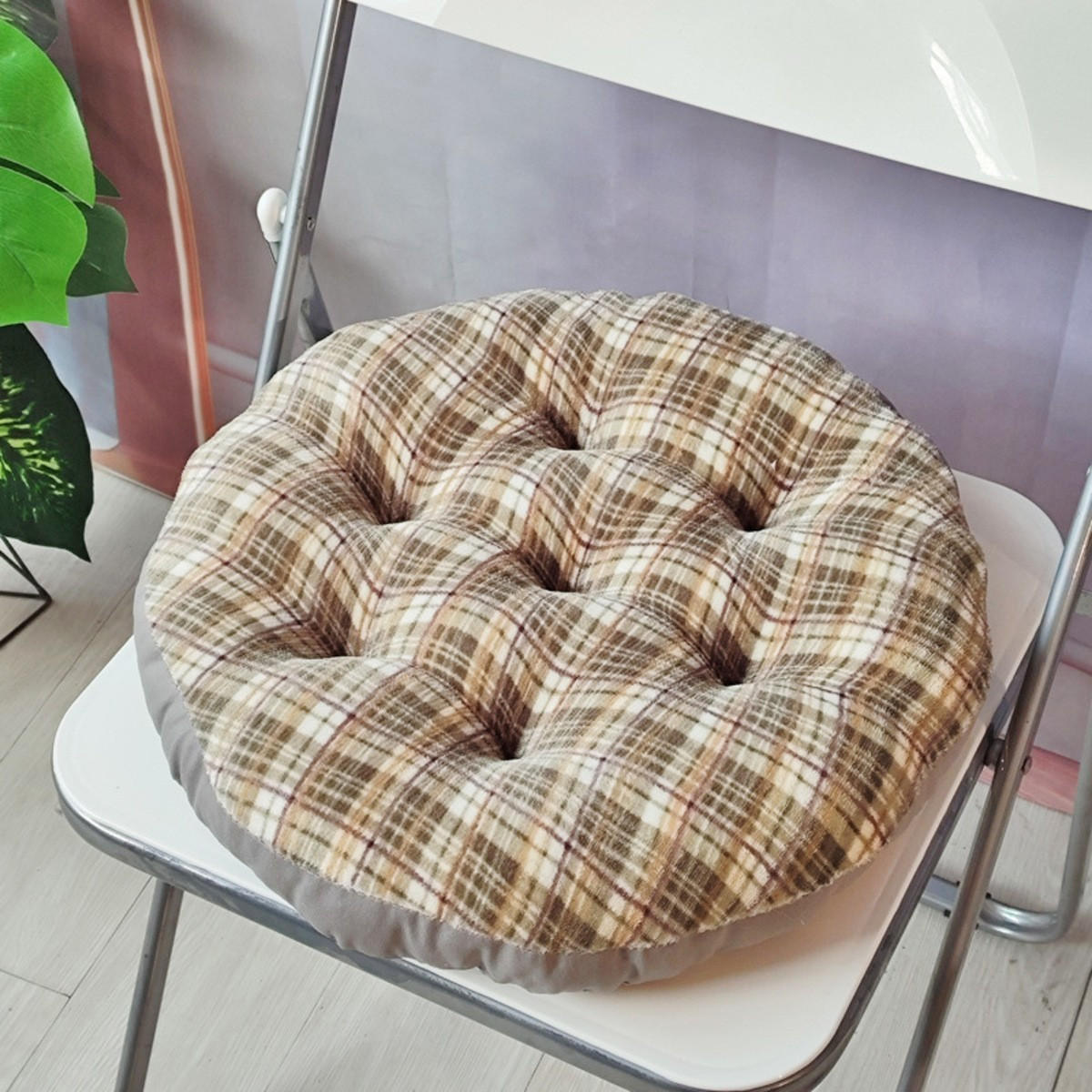 GARTENHOCKERAUFLAGE 40/40/8cm - Grün, Textil (40/8/40cm) - Authentics