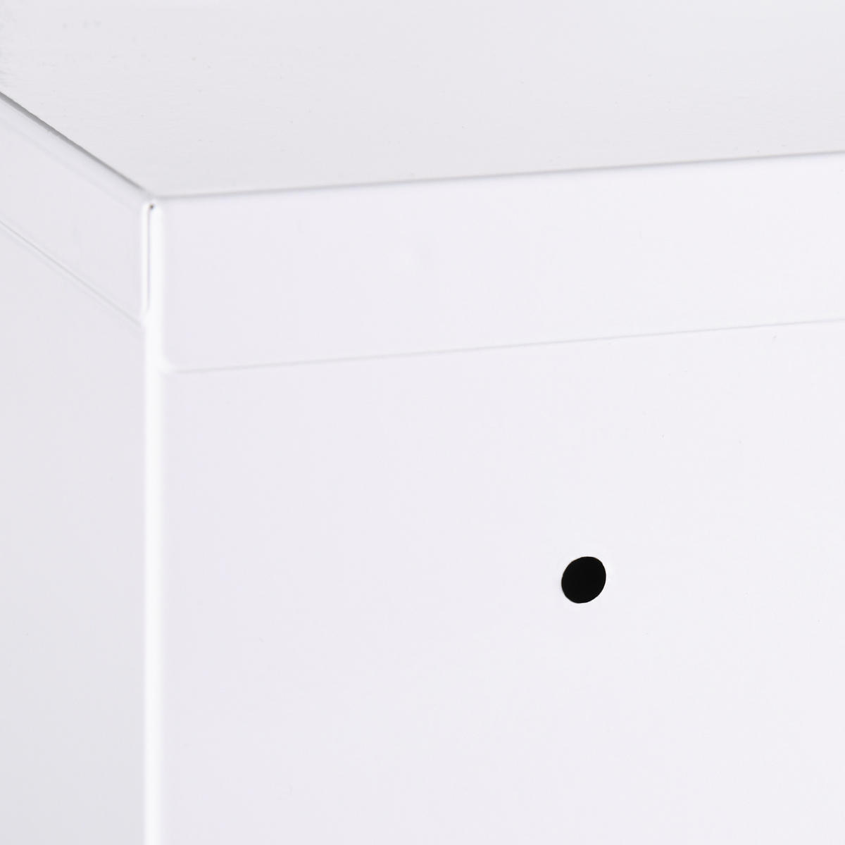 MEDIZINSCHRANK DE-09649 3 Fächer, abschließbare Tür Weiß - Weiß, Metall (30/46/14cm) - ComfortXL