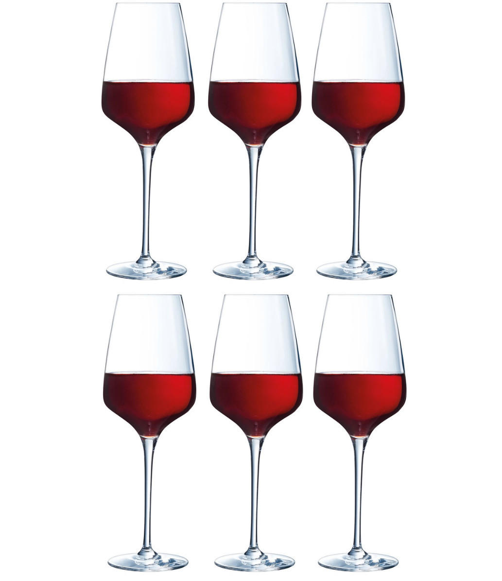 ROTWEINGLAS Rotweingläser Sublym 450 ml - 6 Stück - Transparent, Glas (0.45L)