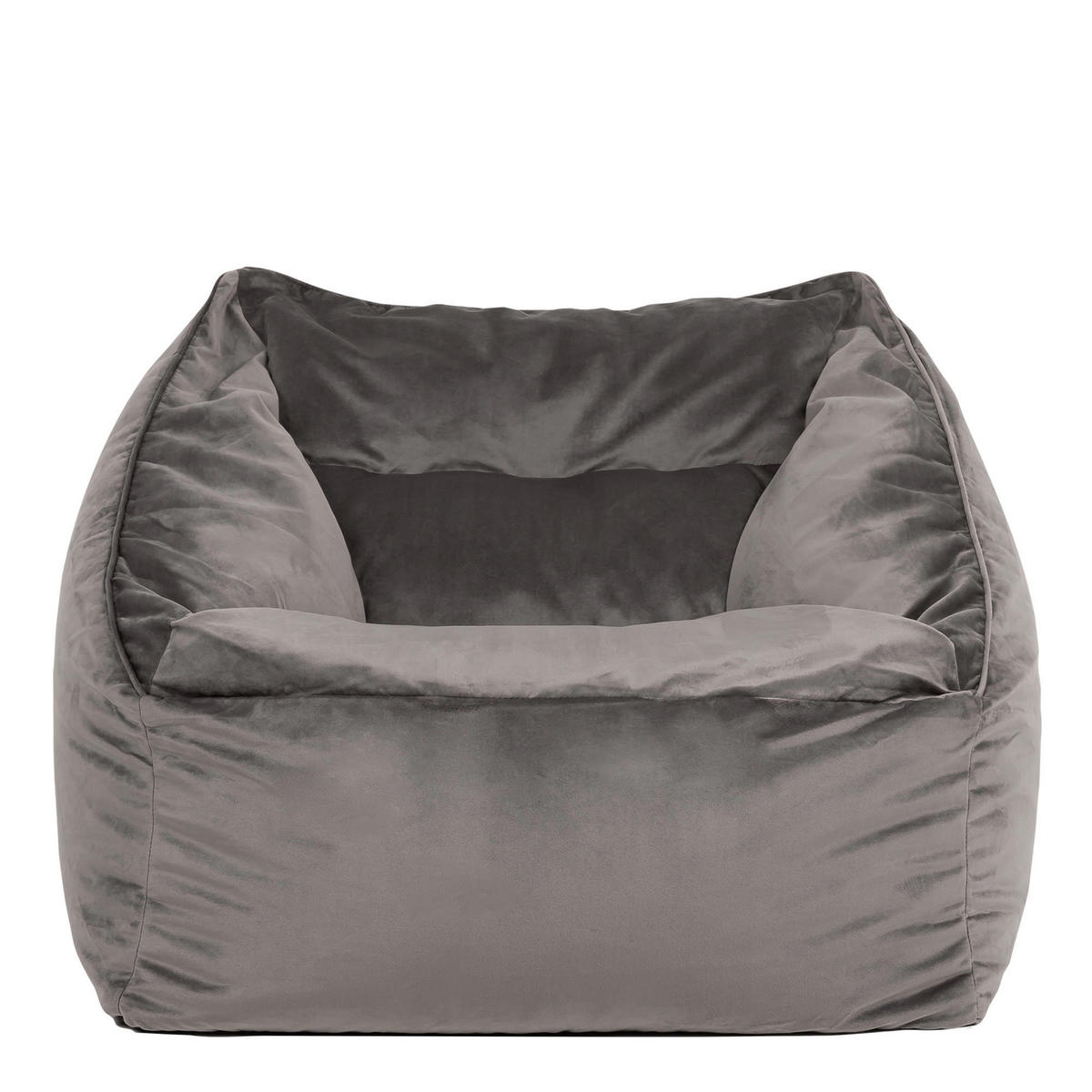 SITZSACK Sessel Natalia - Grau, Textil (97/73/84cm) - icon