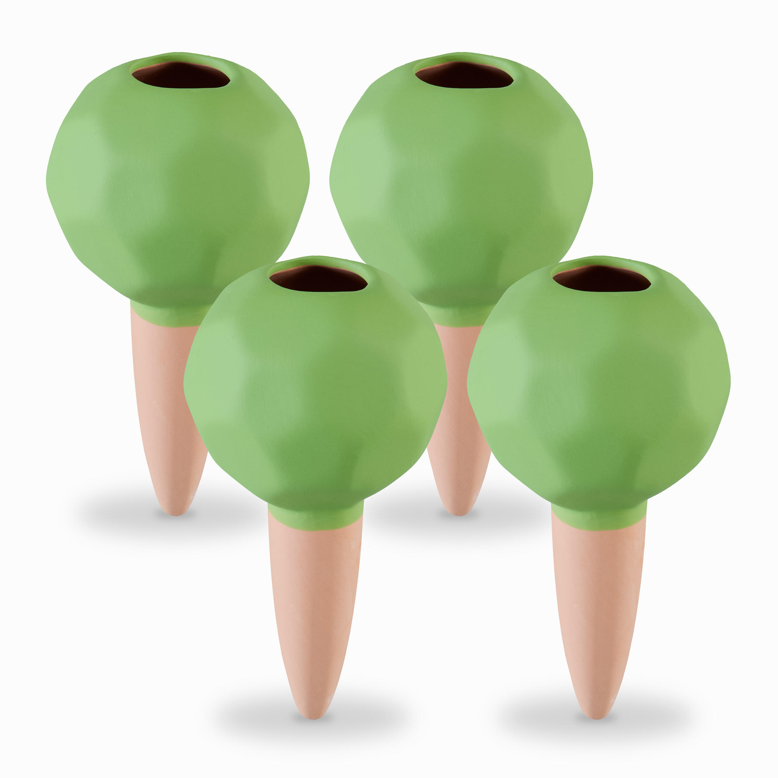 4XBEWÄSSERUNGSKUGELN - Multicolor, Keramik (6/11/6cm) - Relaxdays
