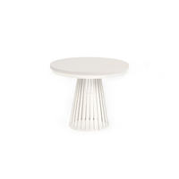 ESSTISCH Cone Bis - Kaschmir/Beige, Holzwerkstoff/Metall (100/100/76cm) - Meblini