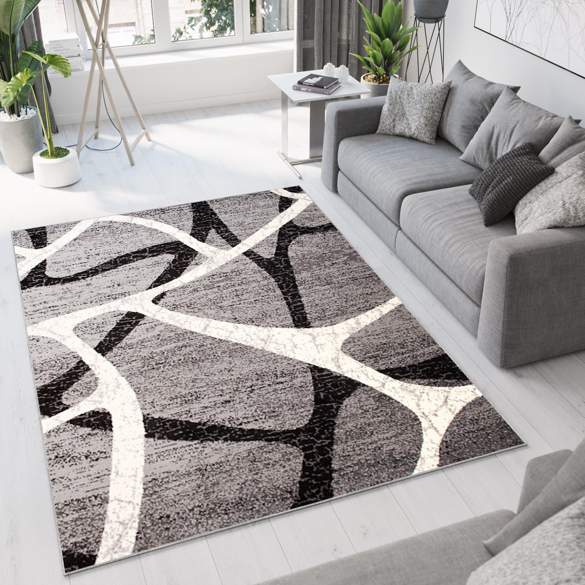 TEPPICH DREAM Grau 140/200 cm - Grau, Textil (140/200cm) - Tapiso