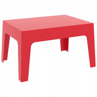 GARTEN-LOUNGETISCH Rot 77x56x43 cm - Rot, Kunststoff (77/56/43cm) - AlterEgo