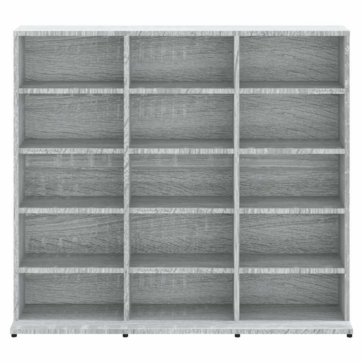 CD-REGAL Grau Sonoma 100/23/89,5 Cm Holzwerkstoff - Grau, Holzwerkstoff (23/89.5/100cm) - vidaXL