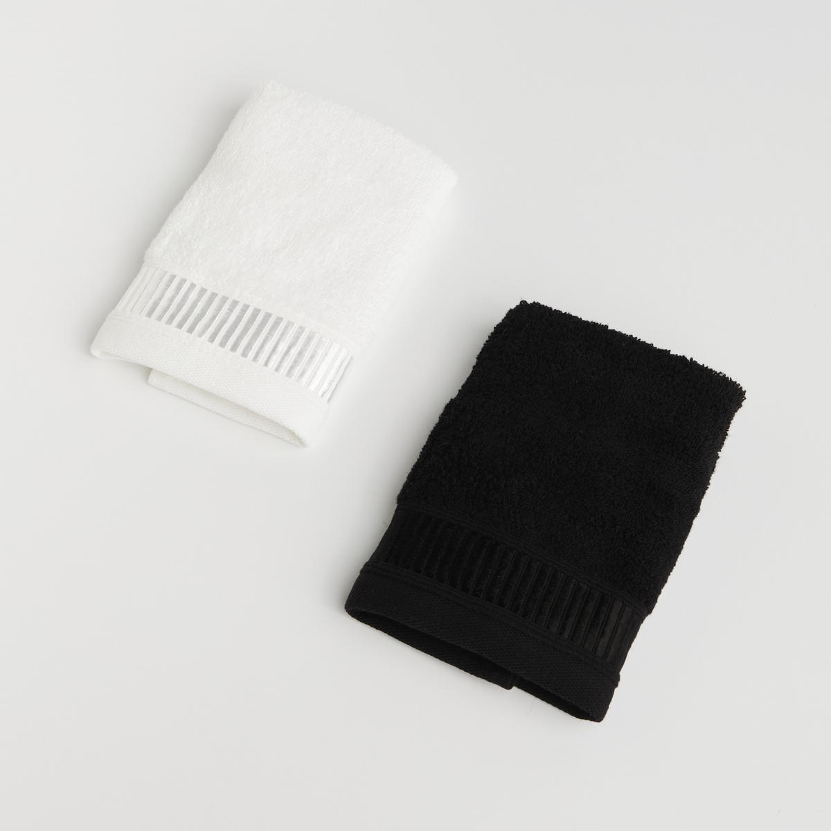 GÄSTETUCH-SET Alicanty - Schwarz, Textil (30/50cm) - home&you