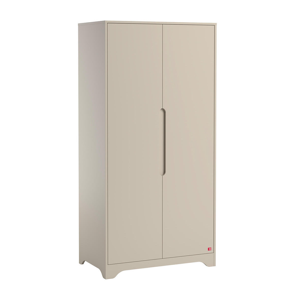SCHRANK 2 Türen Ova Beige - Beige, Holzwerkstoff (88.5/179.5/52cm) - Petits-meubles