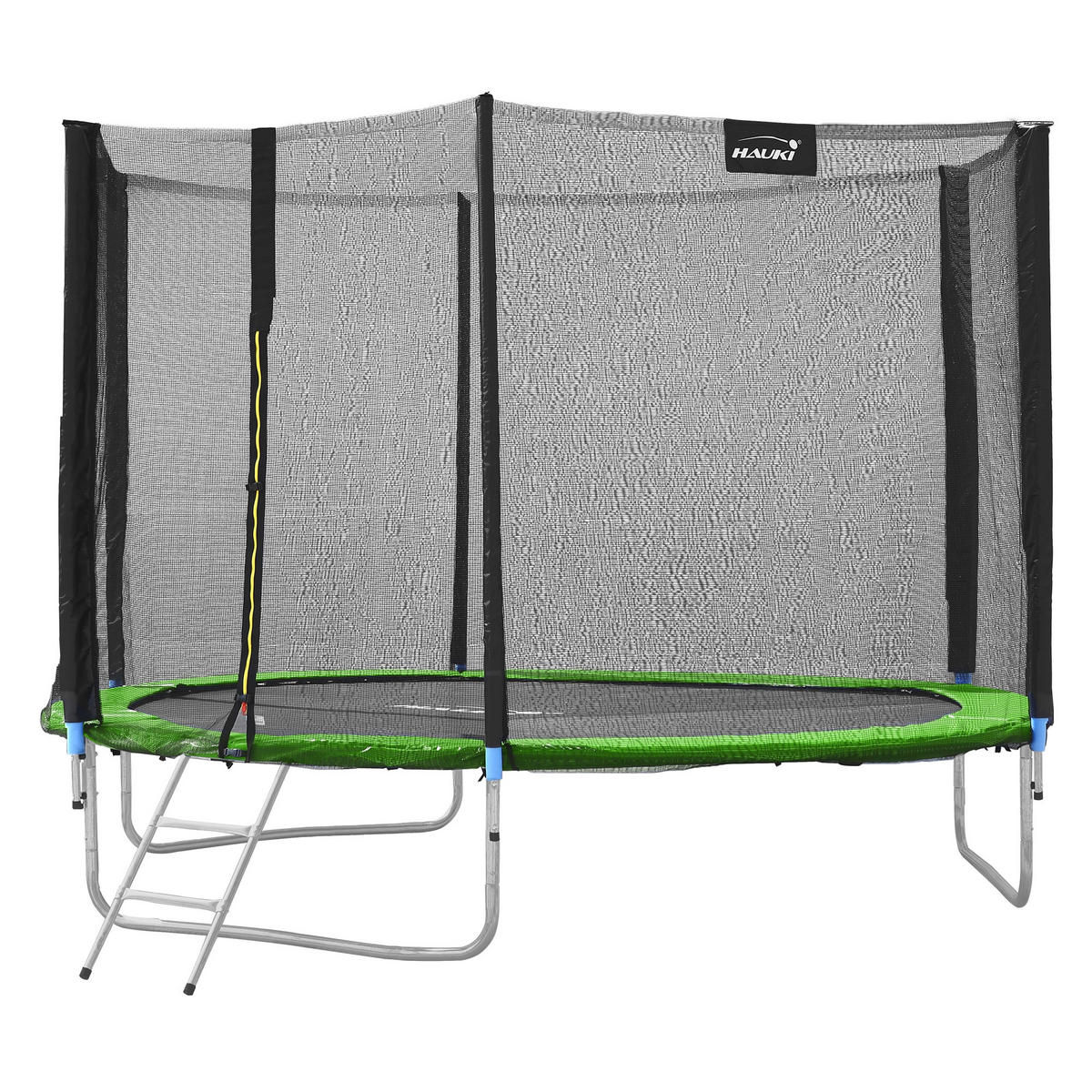 TRAMPOLIN 305 cm grün - Grün, Metall (305/256/305cm) - Hauki