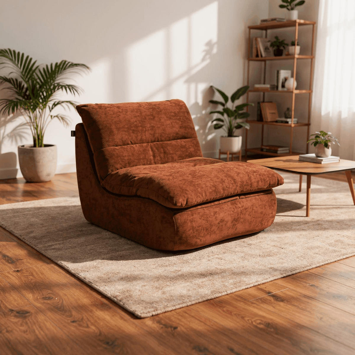 SESSEL Nuvia Schokolade - Dunkelbraun, Textil (80/75/100cm) - COCO Living