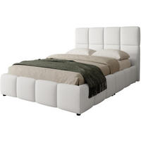 POLSTERBETT Nostro mit Bettkasten 160x200 cm hellbeige - Beige/Schwarz, Textil (160/200cm) - Beautysofa