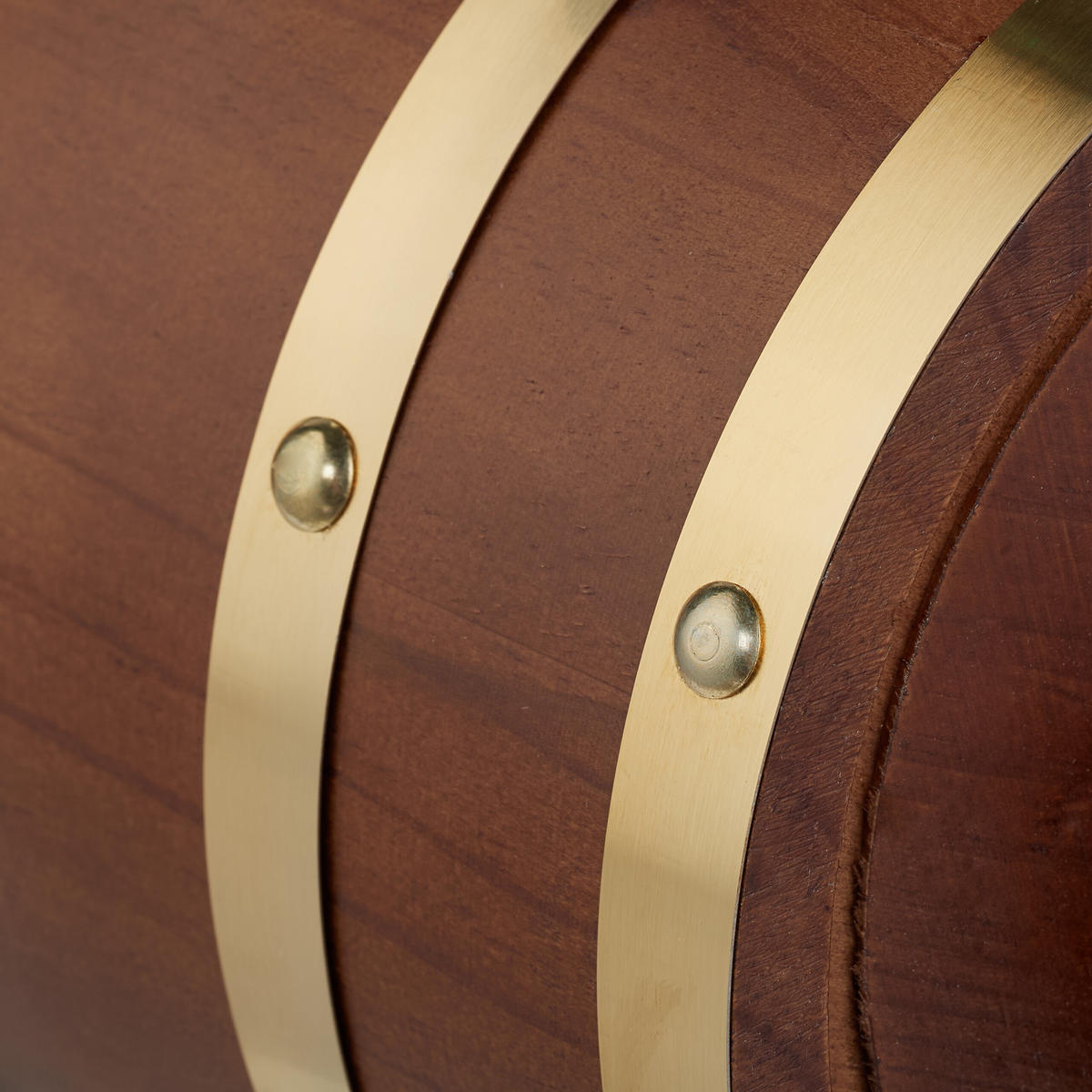 DREVENÉ súd - tmavohnedá, kov/drevo (18.5/25/28cm) - Relaxdays