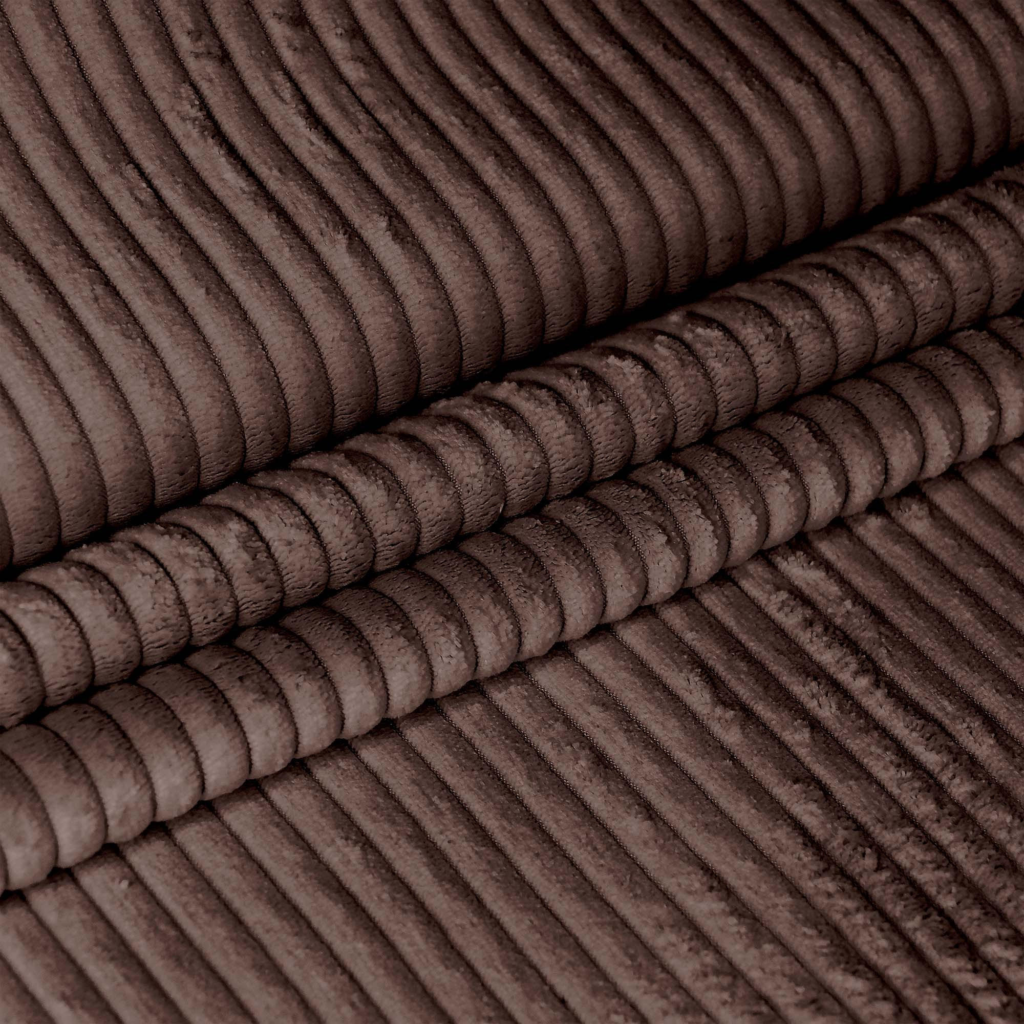 SITZSACK PARADISE MIT FUßSTÜTZE Kordsamt 2-tlg Roasted Cocoa S - Dunkelbraun/Braun, Textil (70/70/70cm) - Dreamroots