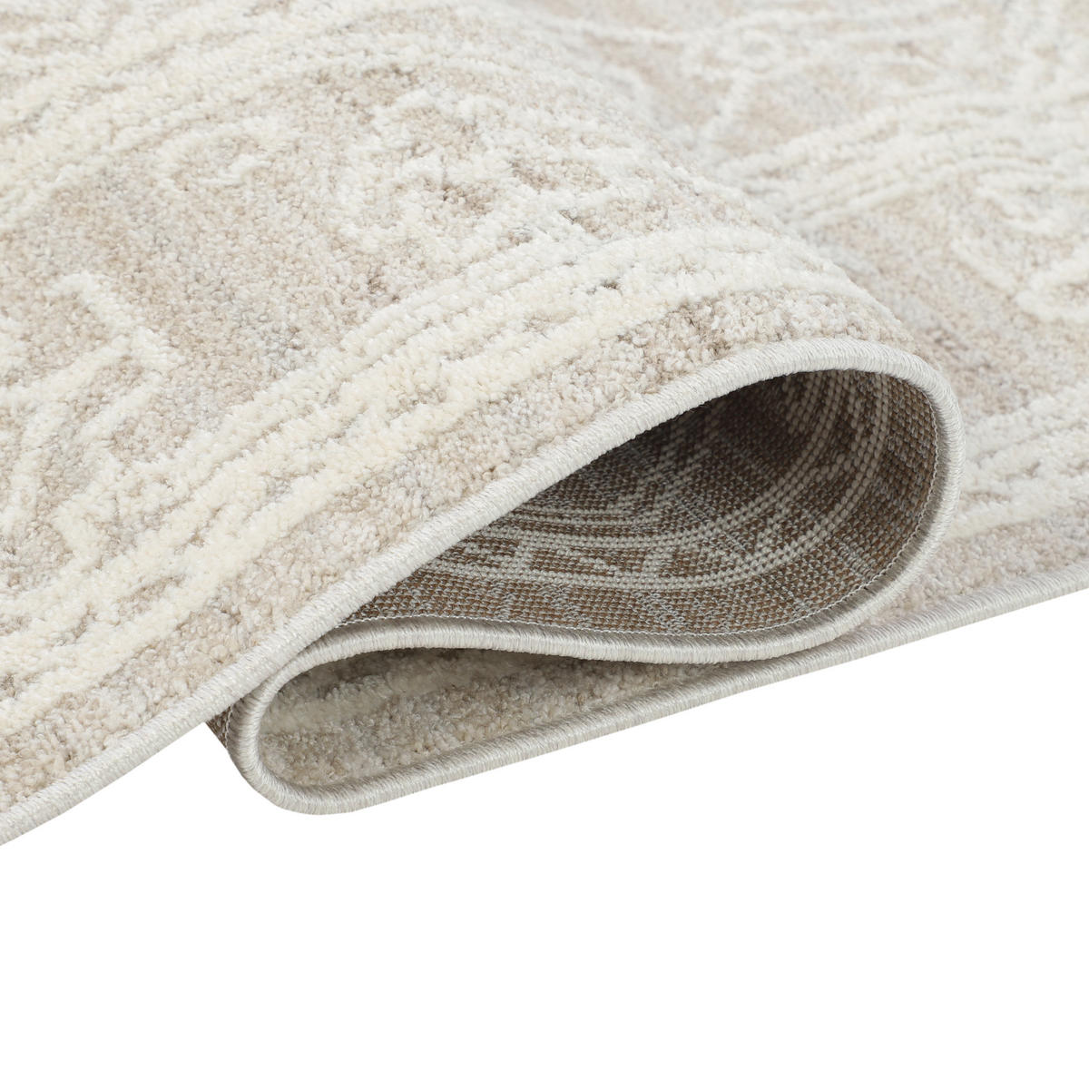 TEPPICH TREND Creme 140/200 cm - Creme, Textil (140/200cm) - Tapiso