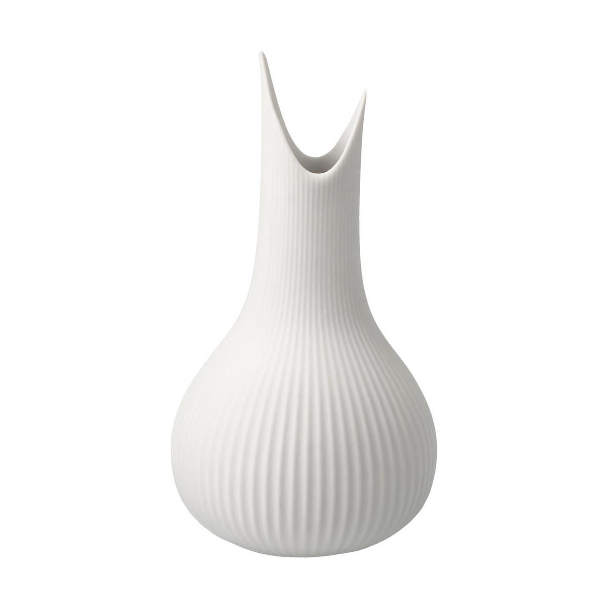 VASE Studio 8 Pure Raindrop weiß 15 cm - Weiß, Keramik (15cm) - Goebel