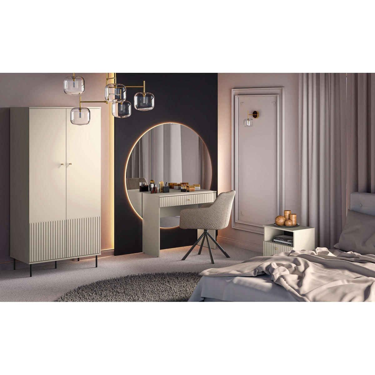 hi-markt Schlafzimmer Kaschmir 92x190x53 cm
