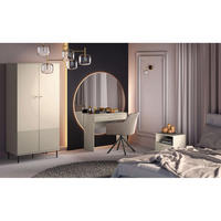 SCHLAFZIMMER Set 3-tlg. Sophie – Kaschmir - Kaschmir, Holzwerkstoff (92/190/53cm) - hi-markt