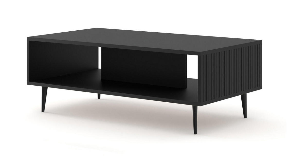COUCHTISCH SCHWARZ - Schwarz, Holzwerkstoff (60/90/43cm) - FURNLUX