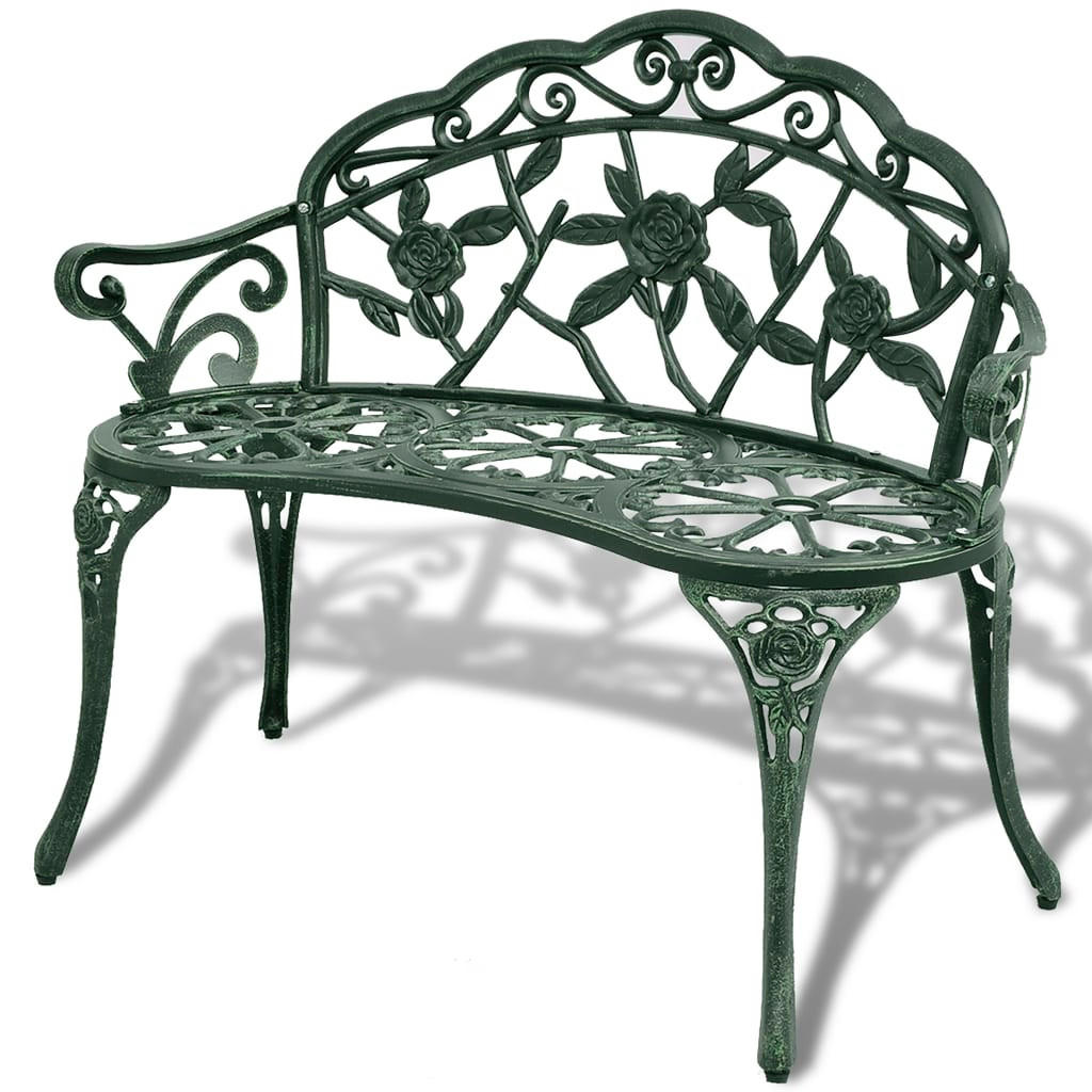 furnicato Gartenbank Grün 54x80x100 cm