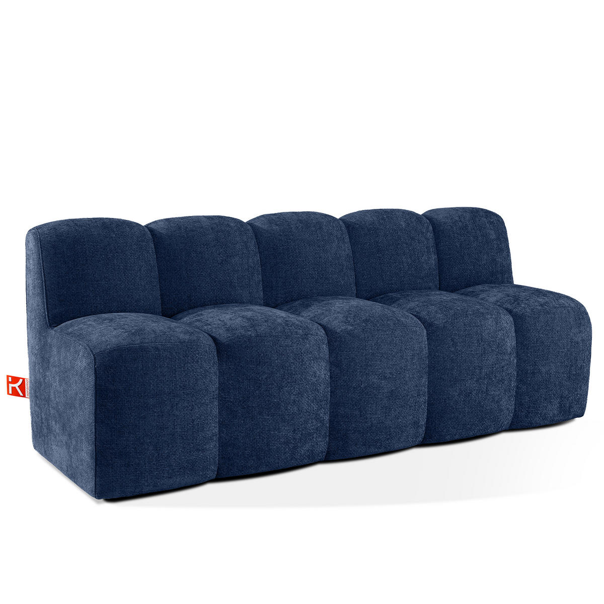 ESSZIMMERBANK BRESCO, Dunkelblau - Dunkelblau, Holz/Holzwerkstoff (203/80/72cm) - KONSIMO®