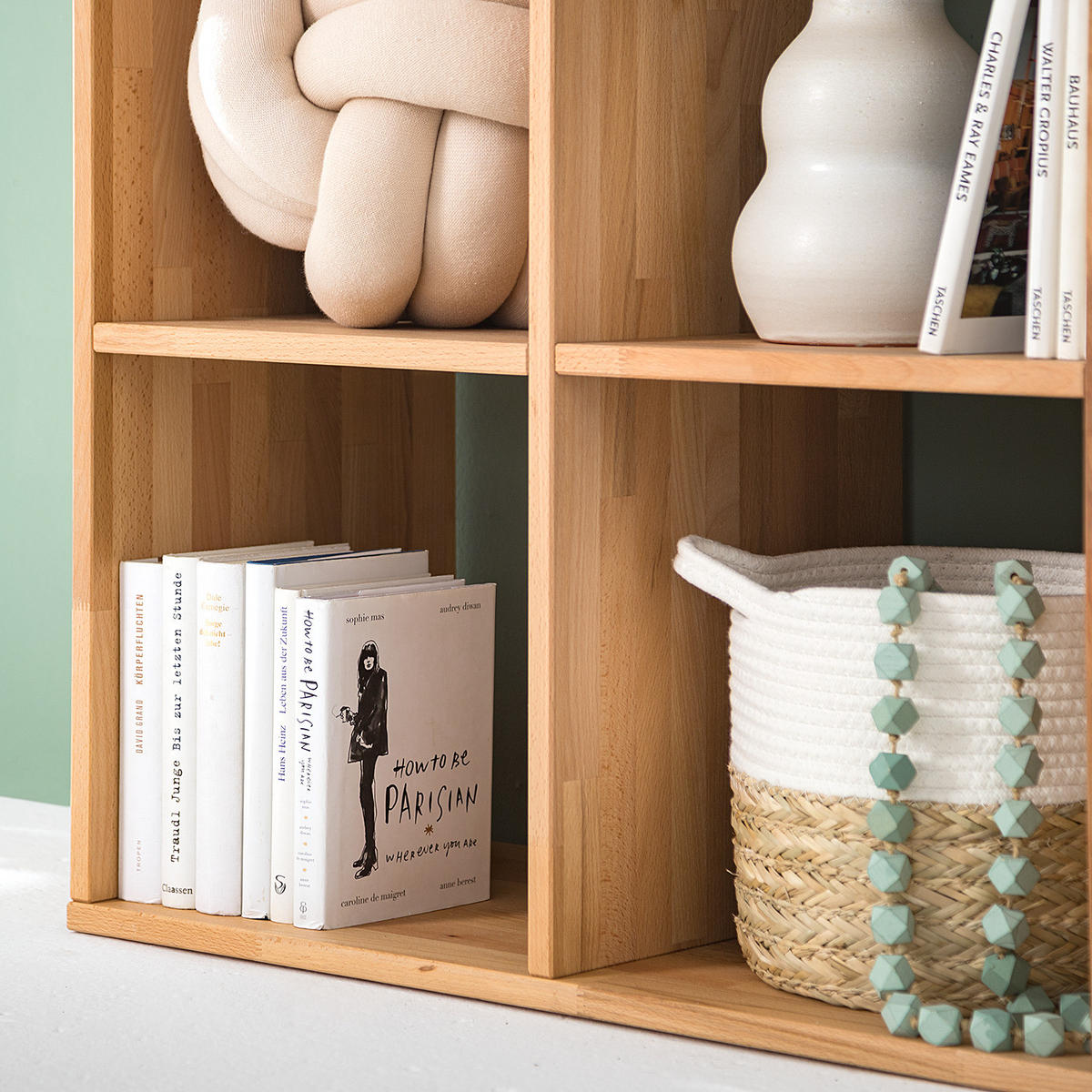 REGAL - Massivholz - Kernbuche, Holz (76/76/35cm) - home24