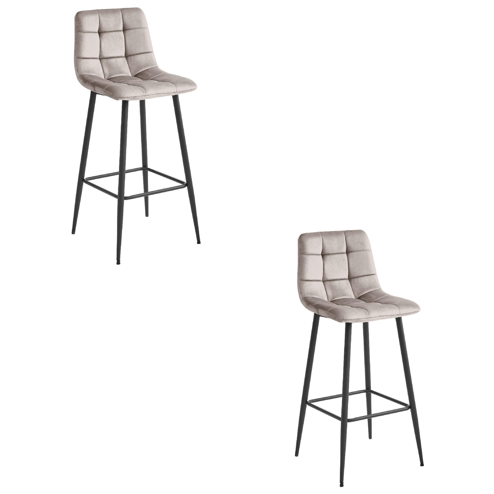 XXXLutz Barhocker Taupe 43.5x55x49 cm