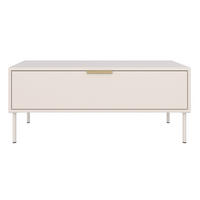 KONFERENČNÝ STOLÍK VENA kašmír 100/50 cm - taupe/béžová, kov/kompozitné drevo (50/100/44cm) - Selsey