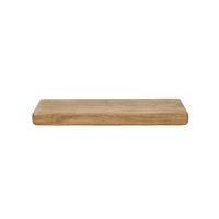 WANDREGAL Sleek Beige 35/118/ 10 cm - Beige, Holz (118/10/35cm) - Hoyz Collection