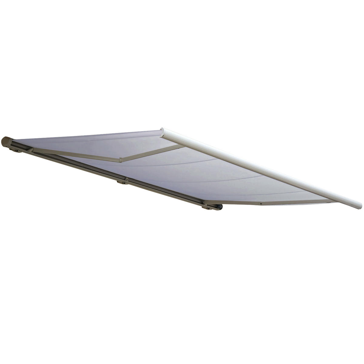 ELEKTRISCHE KASSETTENMARKISE Cremeweiß - Weiß, Textil (450/23/300cm) - MCW
