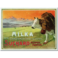 MAGNET 6/8 cm Milka Suchard - Multicolor, Metall (8/6/0.1cm) - Nostalgic-Art