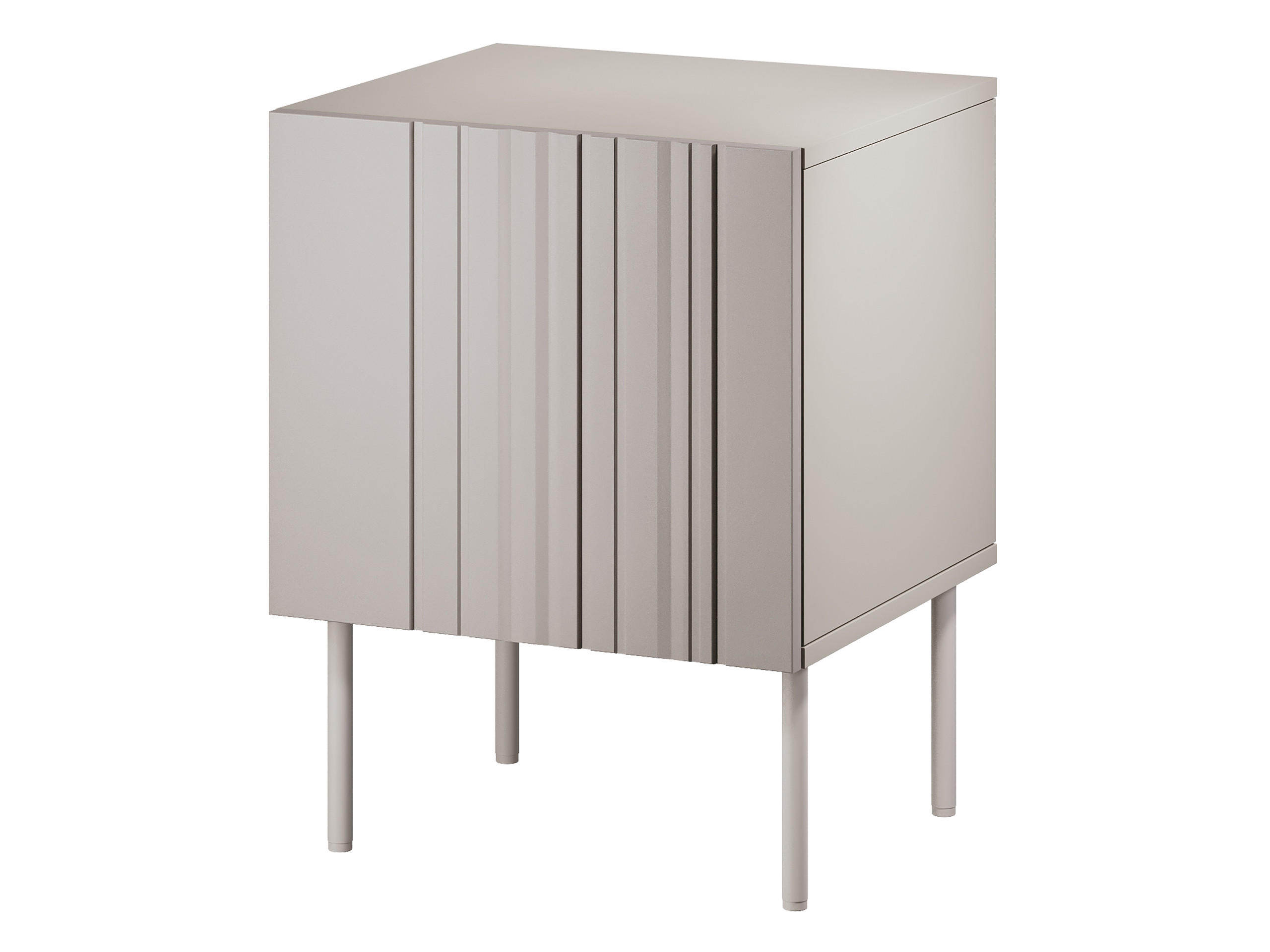 NACHTTISCH-SET Isla (2 Stück) - Beige, Holzwerkstoff/Metall (45/59/40cm) - MIRJAN24