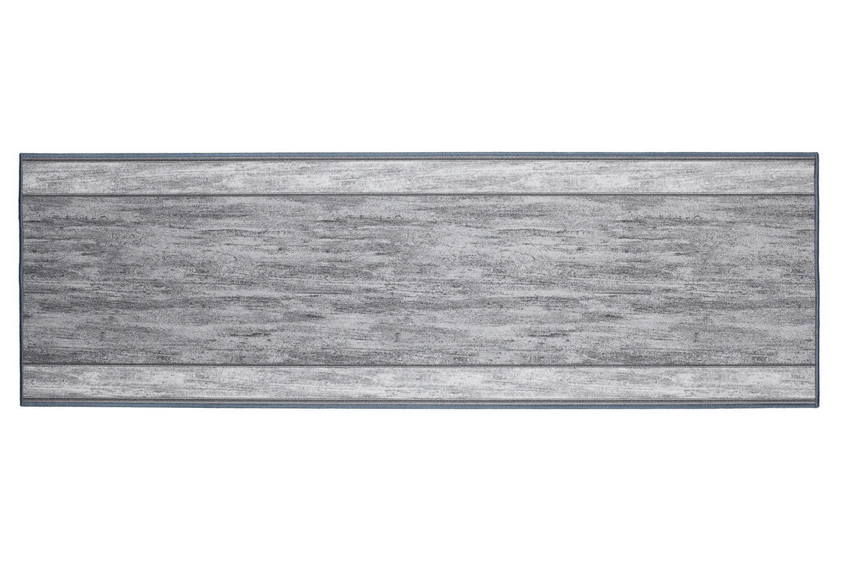 TEPPICHLÄUFER Anti-Rutsch Graphitfarben rutschfest Gummiunterlage 67/400 cm - Graphitfarben, Textil (67/400cm) - Tapiso
