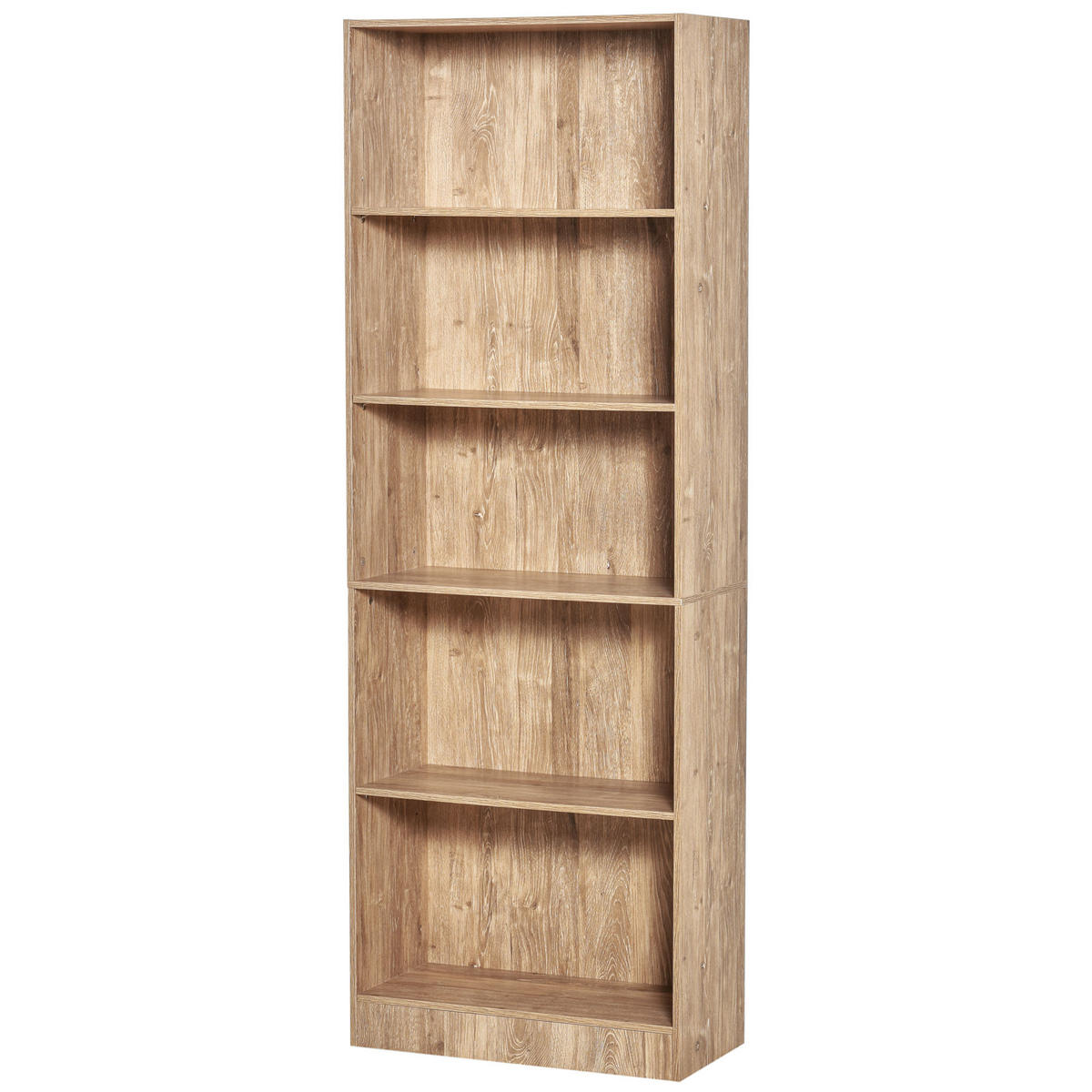 REGAL DE-15561 63/29/176 cm, 3-fach höhenverstellbar Naturholz - Naturfarben, Holzwerkstoff (63/176/29.2cm) - ComfortXL