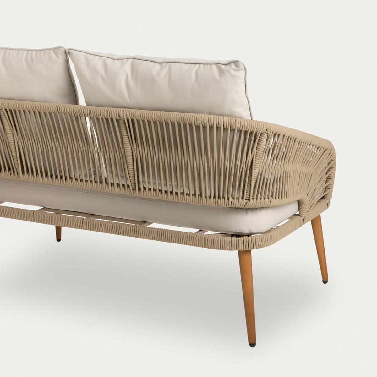 GARTENSET Cascade Natur - Braun, Metall - Kenay Home