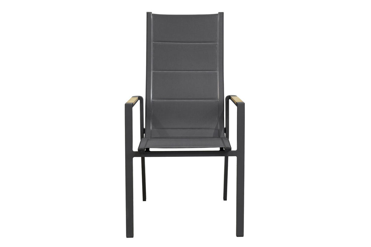 STAPELSTUHL New Jersey 68x57x108 cm, Metall, Anthrazit - Anthrazit, Metall (68/108/57cm) - dasmöbelwerk