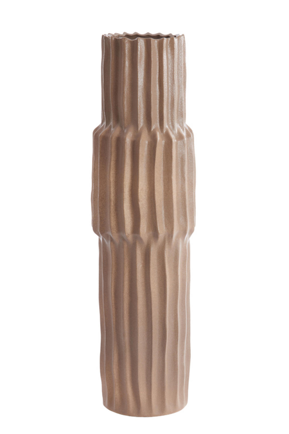 VASE Longa Grau Ø20,5/72,5 cm - Grau, Keramik (72.5cm) - Light & Living