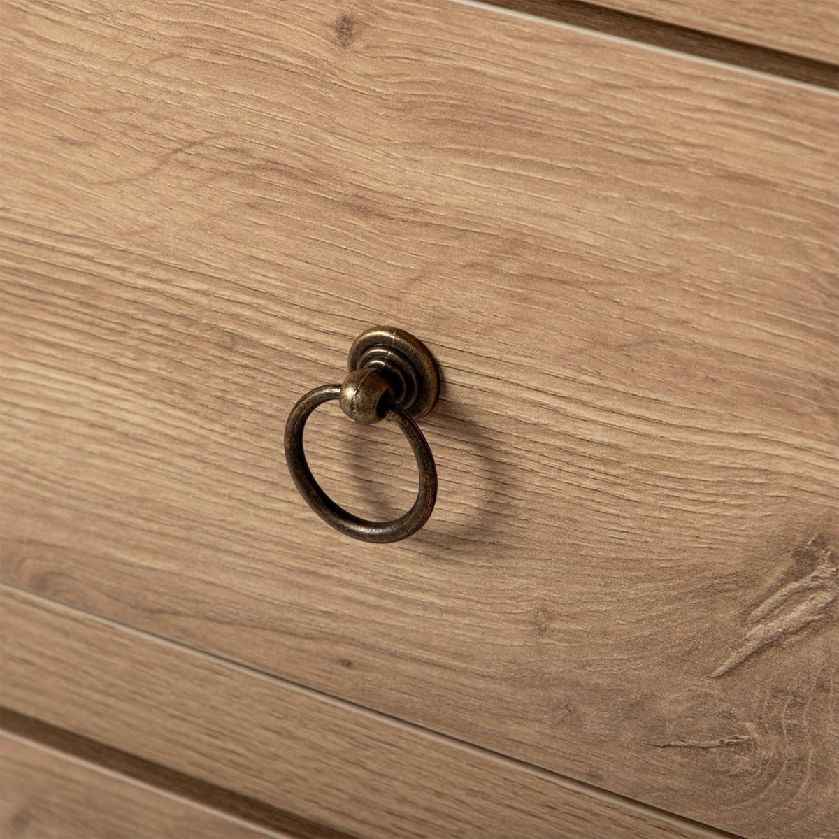 KOMMODE SCHMALE Livorno Natürlich 55 cm x 120 cm - Naturfarben, Holzwerkstoff (55/120/45cm)