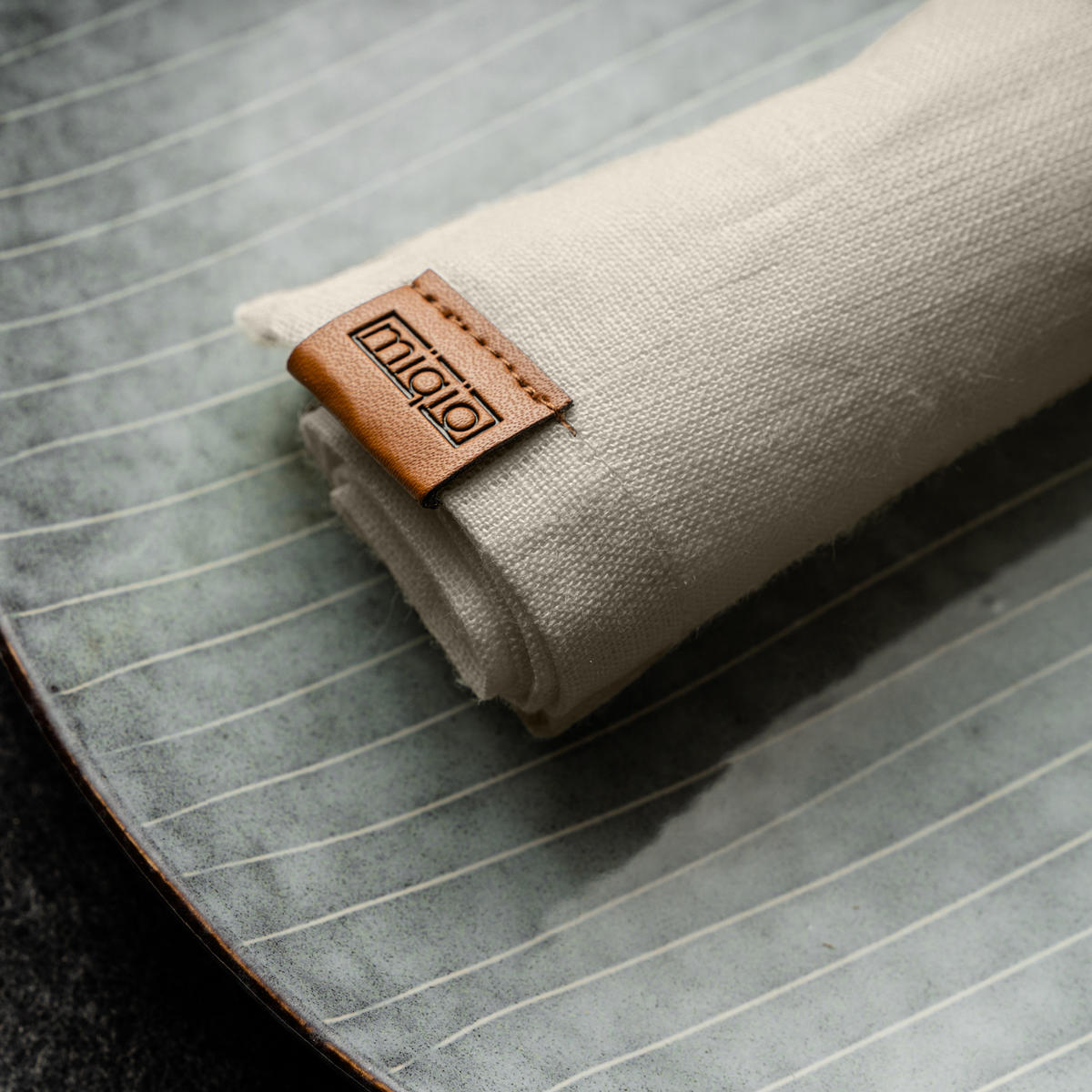 STOFFSERVIETTEN aus Leinen 6er-Set - Braun, Textil (45/23cm) - Miqio Design