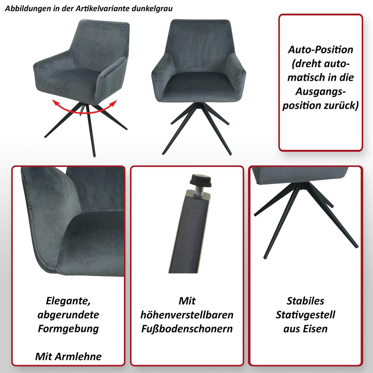 JEDÁLENSKÁ stolička Zelená - zelená, textil (60/87/68cm) - MCW