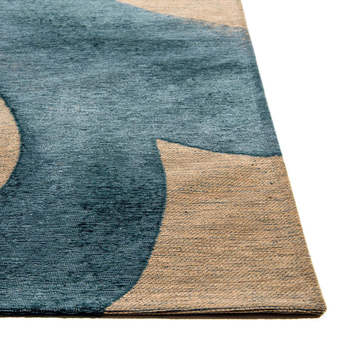 TEPPICH Lagoon Blue Lola&Moi 240/340 cm - Blau, Kunststoff/Textil (240/340cm) - Lola&Moi