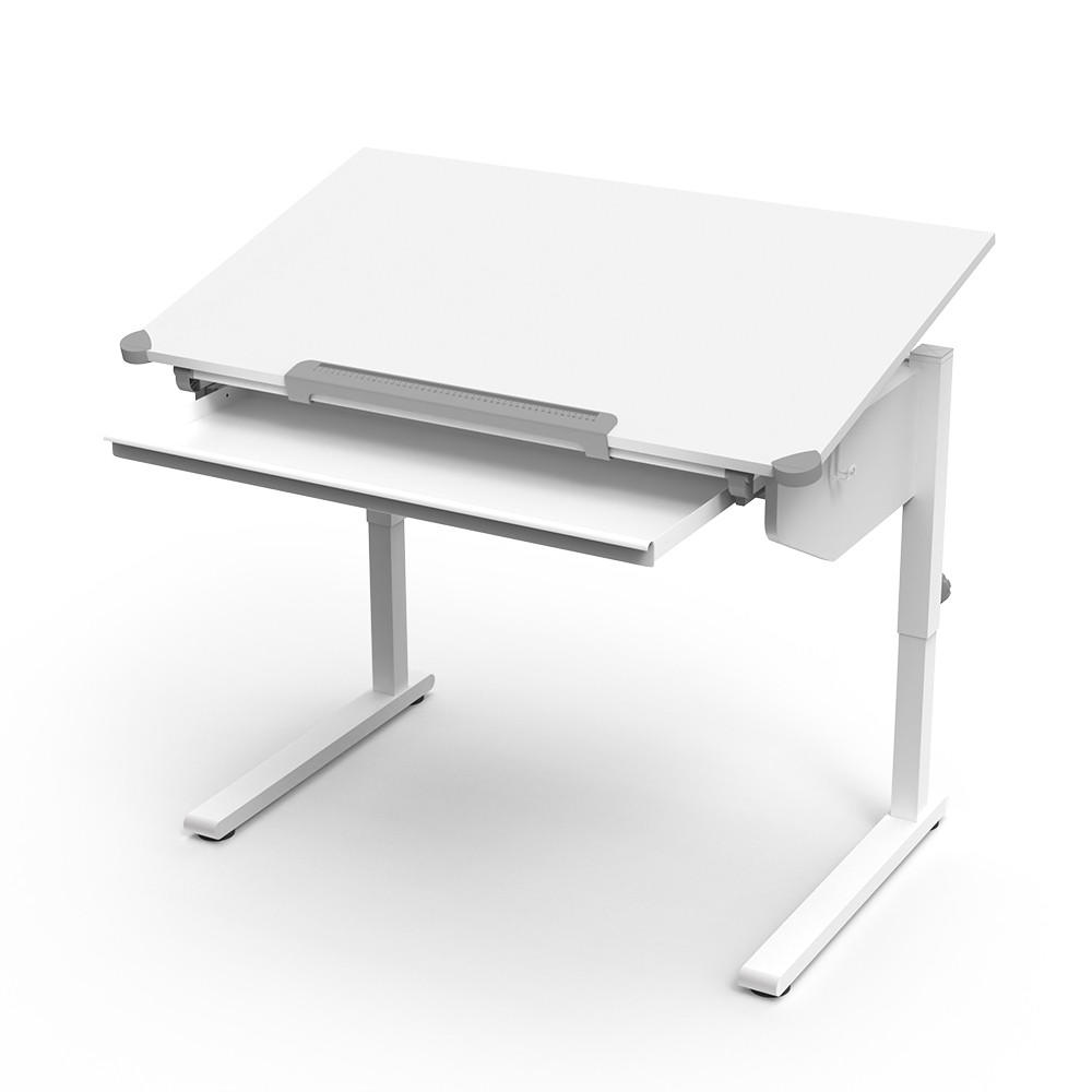 KINDERSCHREIBTISCH Arc Weiß 108 x 68 cm höhenverstellbar - Weiß, Holzwerkstoff (108/83.5/68cm) - Vicco