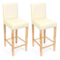 BARHOCKER Beige 2er-Set - Beige, Textil (41/109/50cm) - MCW