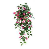 KUNSTPFLANZE Künstlicher Hänge-Fuchsie – Ignatia 80 cm - Grün, Kunststoff (80cm) - aplanta